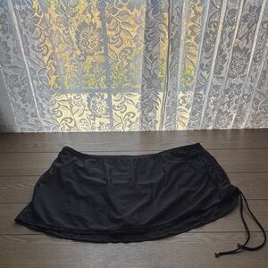 Time and Tru Black Swim Skort